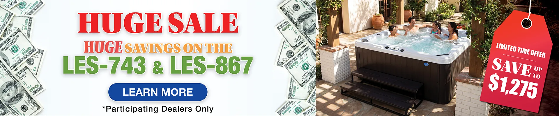 Calspas hot tub being used in a family setting - Visalia